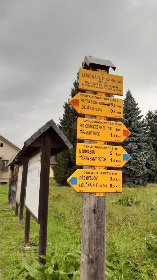 Penzion Rollba Loučná nad Desnou エクステリア 写真